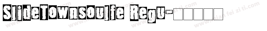 SlideTownsoulfe Regu字体转换